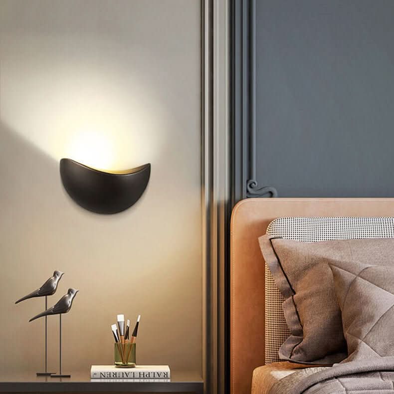 Half Round LED Wall Light Set of 2