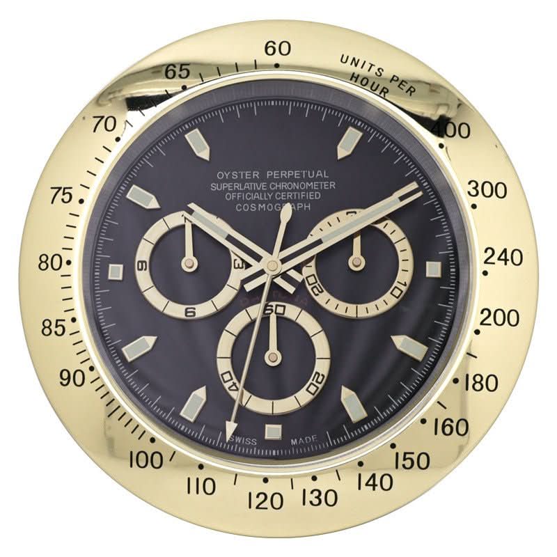 Silent Luminous Wall Clock with Stainless Steel Frame