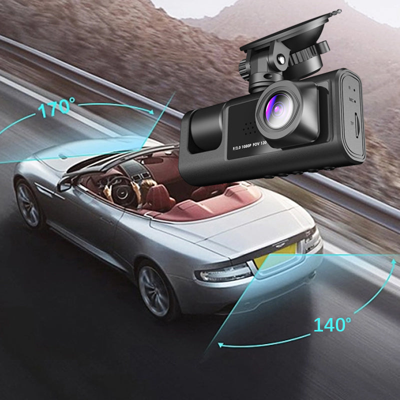 1080p Triple Lens Dash Cam