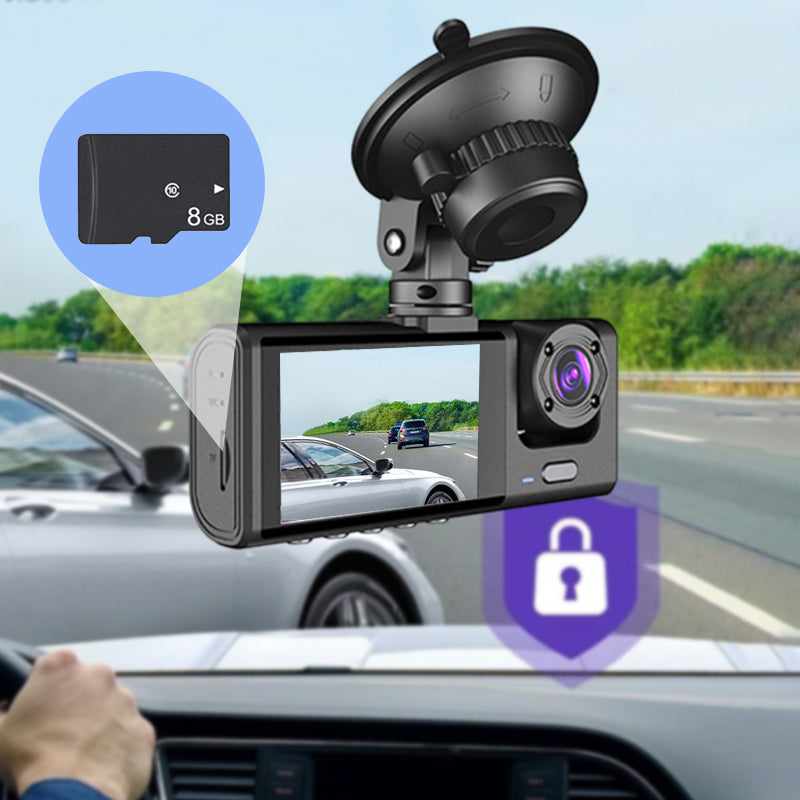 1080p Triple Lens Dash Cam