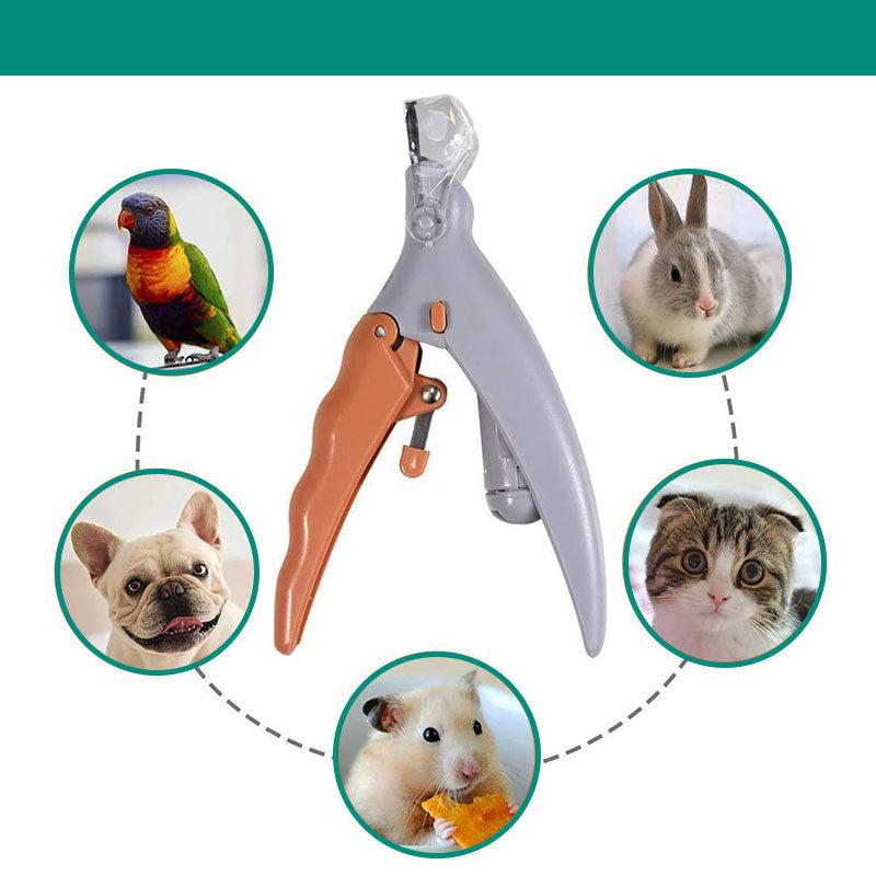 Dog Nail Cutter with a Safety Guard Against Over Trimming | Sharp Precision Blades for a Clean Cut | Non Slip Ergonomic Grip