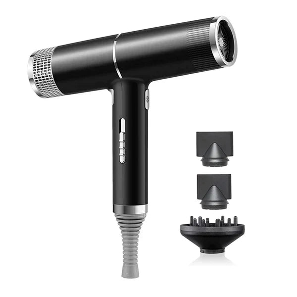 Ionic Hair Dryer with 1100 W Brushless Motor | Runs at 110,000 RPM for Shorter Drying Time | Red, Grey or Black