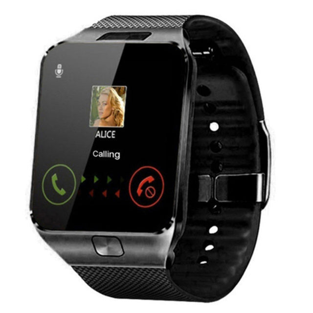 Smart Watch with SIM Card Slot and Camera | Bluetooth Touchscreen Fitness Tracker with Multi-Language Menu