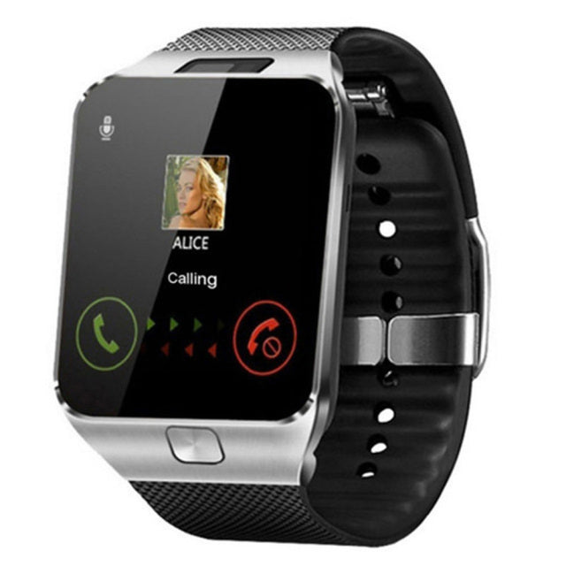 Smart Watch with SIM Card Slot and Camera | Bluetooth Touchscreen Fitness Tracker with Multi-Language Menu