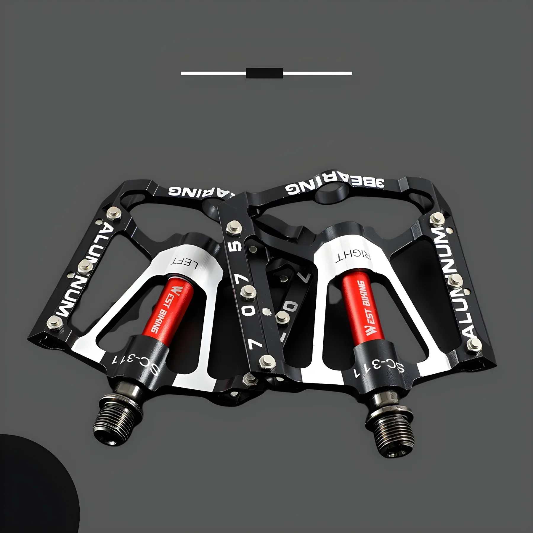 Light Alloy Bike Pedals