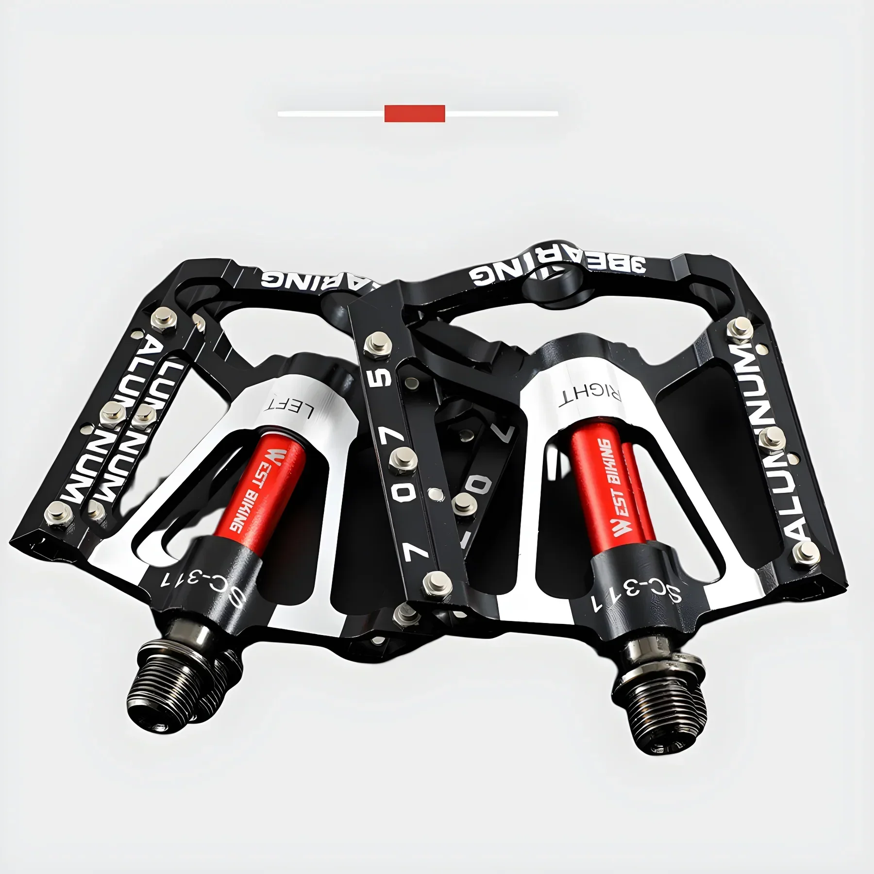 Light Alloy Bike Pedals