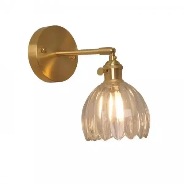 Tulip Glass Wall Sconce Light
