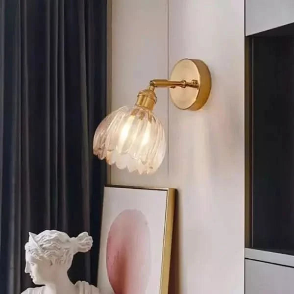 Tulip Glass Wall Sconce Light