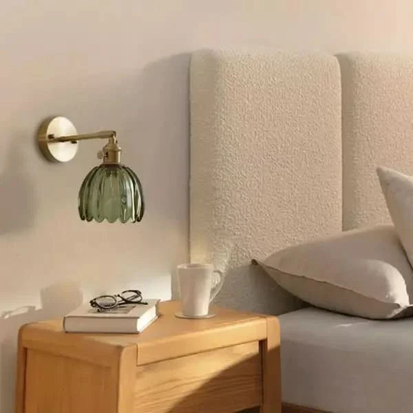 Tulip Glass Wall Sconce Light