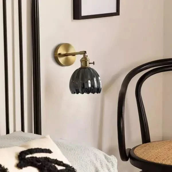 Tulip Glass Wall Sconce Light