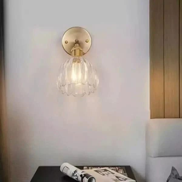 Tulip Glass Wall Sconce Light