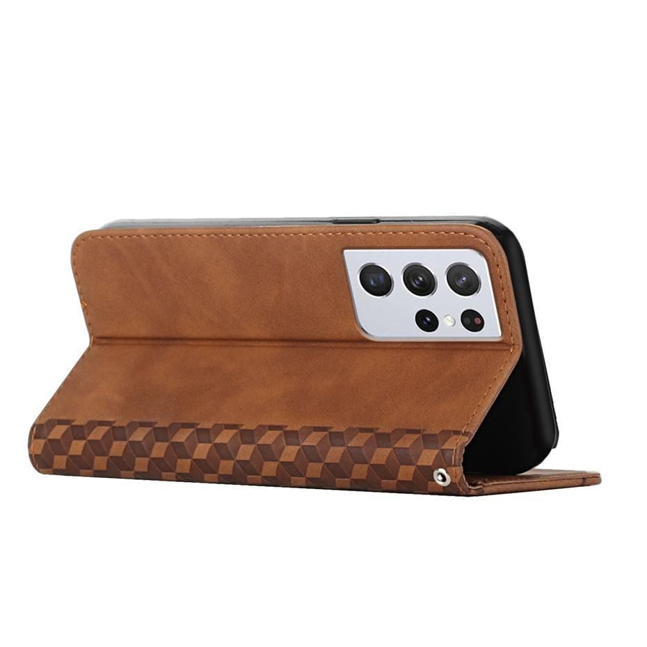 Wallet Phone Case, Fits 8 Samsung Galaxy Models up to S21 Ultra | 3 Card Slots, Cash Pocket, Magnetic Flap | 5 Colors