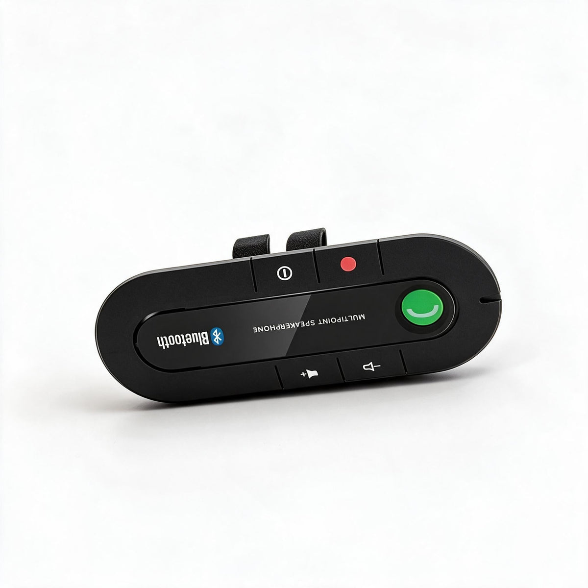 Bluetooth Speaker for the Car Visor | Hands Free Calling with Built In Microphone | Magnetic Clip and Voice Prompts
