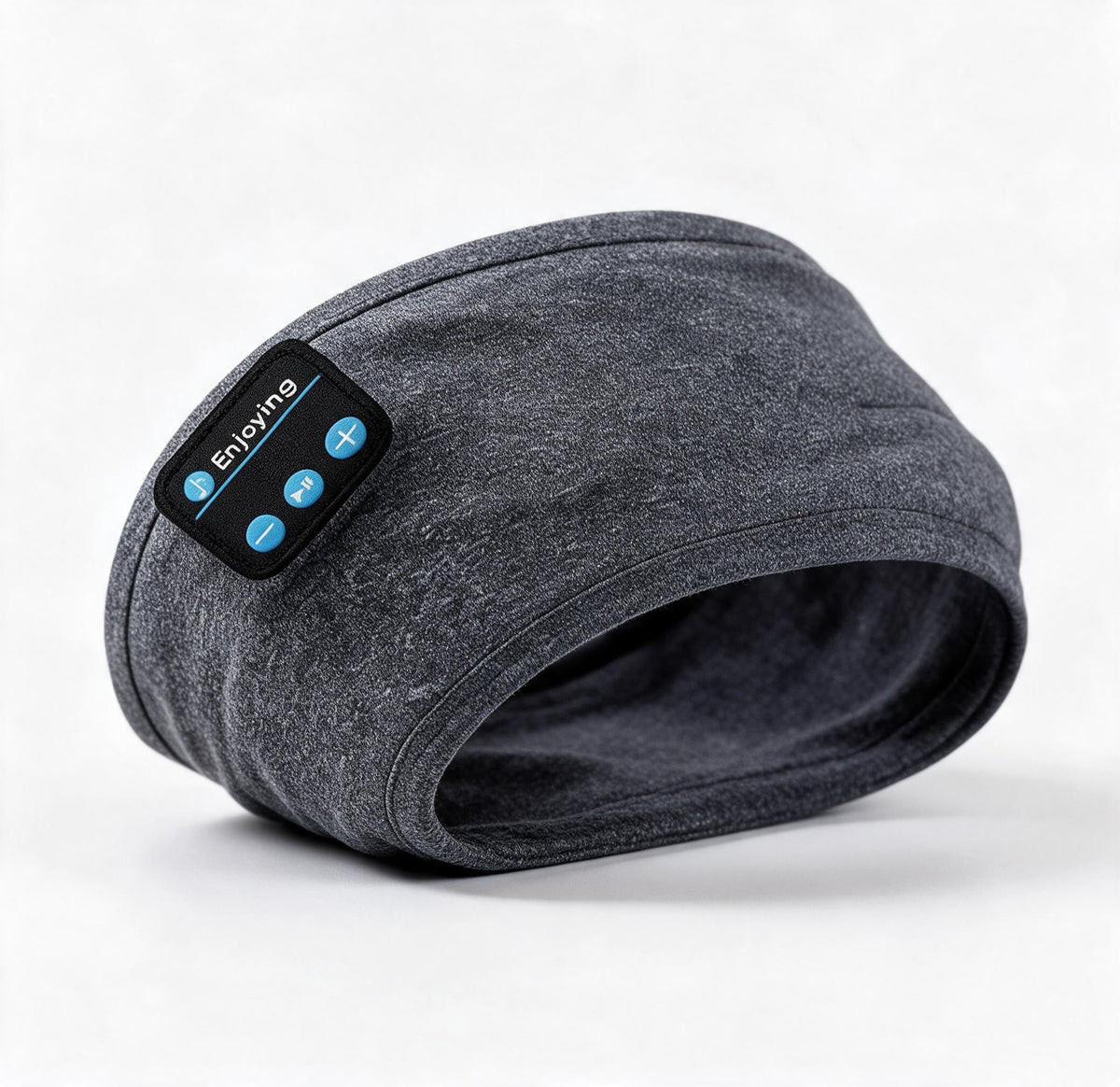Sleep Headband with Flat Padded Speakers | Bluetooth Head Phones for Side Sleepers | Built In Mic and Breathable Knit Fabric
