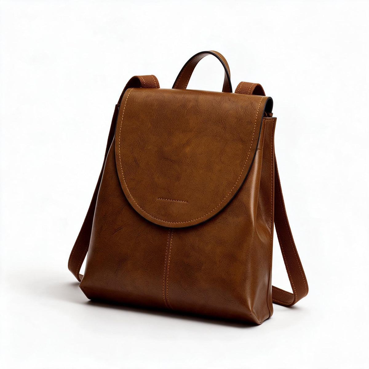 Travel Backpack for Women in a Leather Look | Separate Compartments for Laptop, Tablet and Wallet | Four Colors, 30 cm Tall