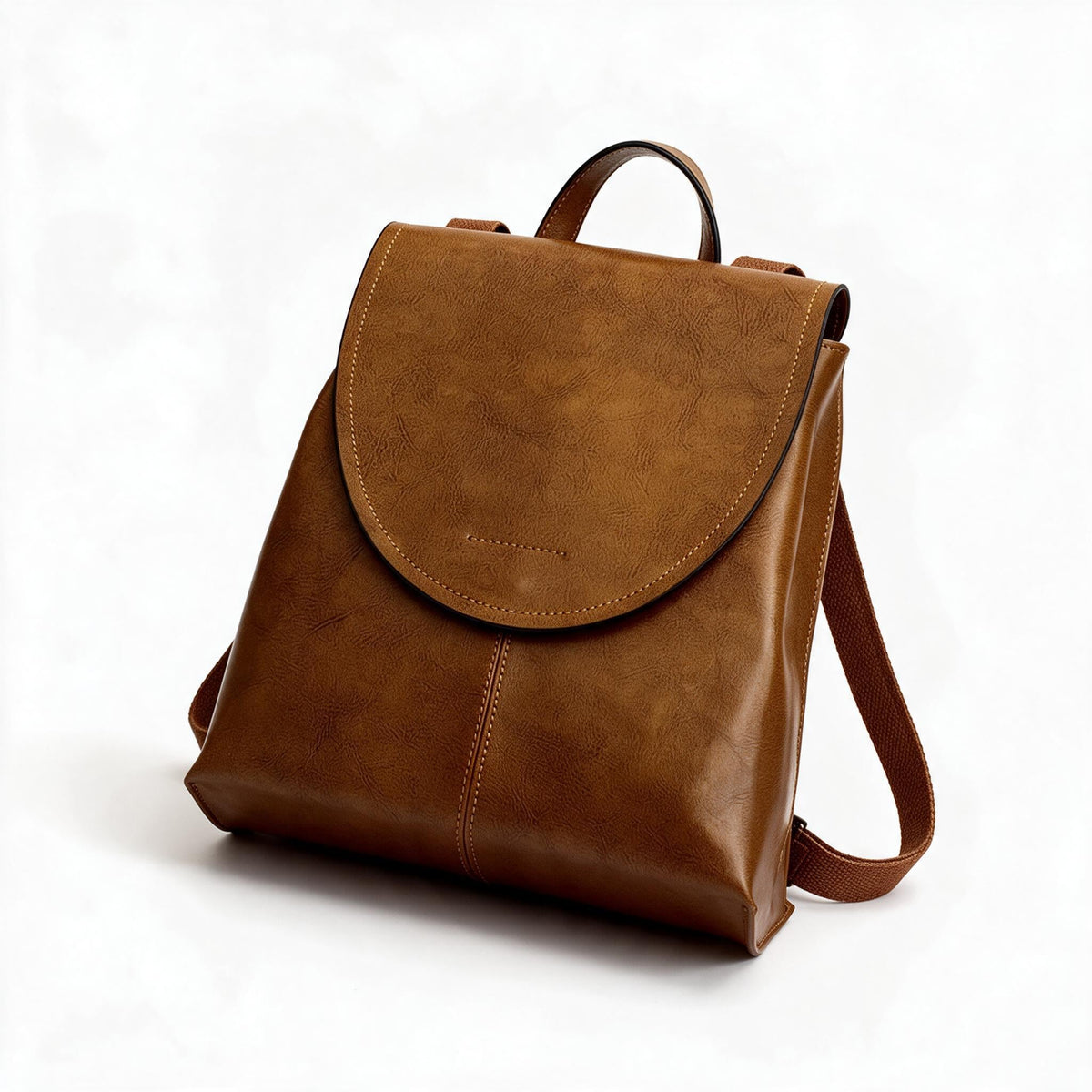 Travel Backpack for Women in a Leather Look | Separate Compartments for Laptop, Tablet and Wallet | Four Colors, 30 cm Tall