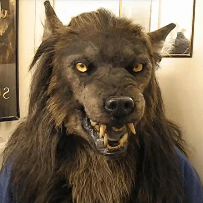 Scary wolf mask for masquerade and cosplay parties