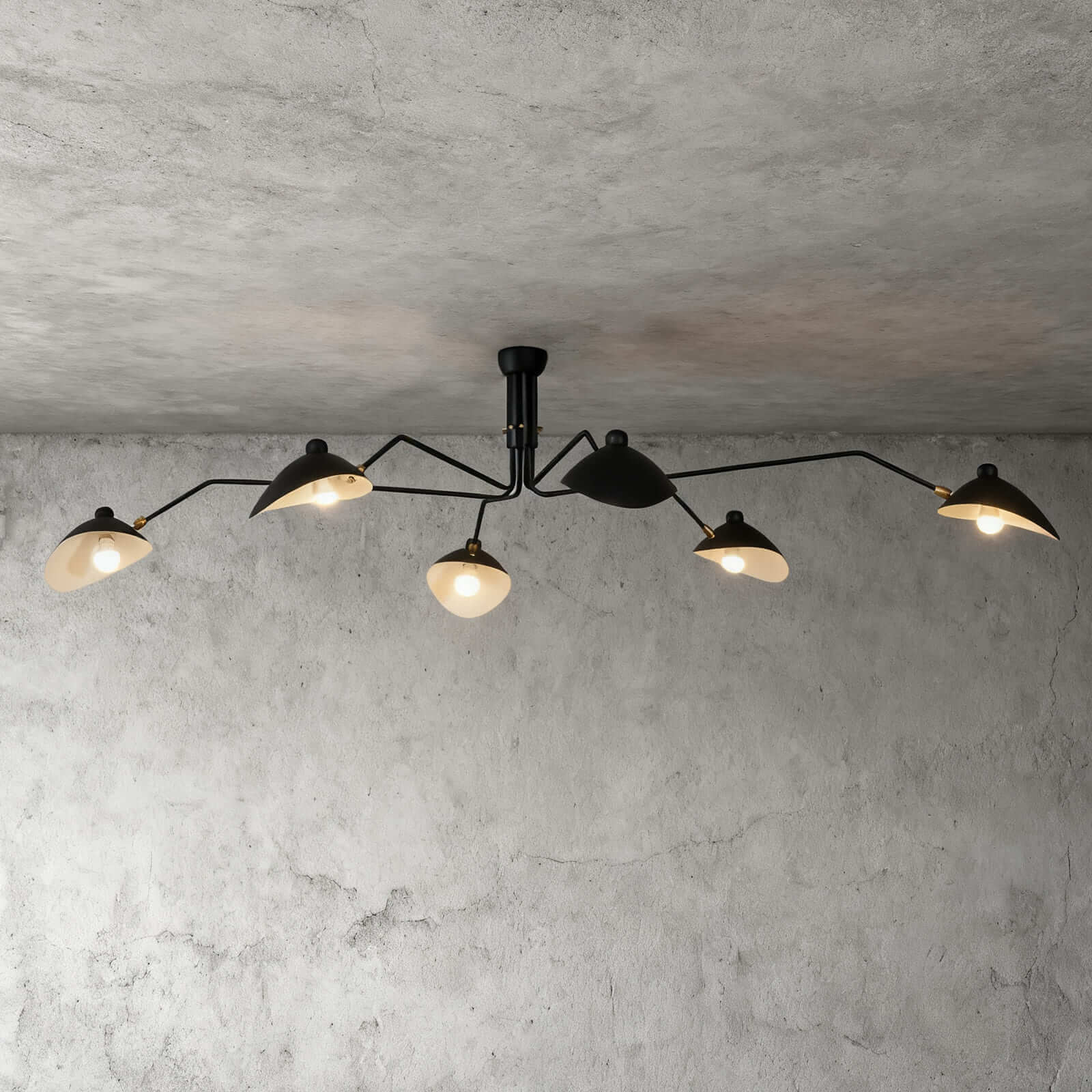 Multi Arm Ceiling Light Semi Flush Mount