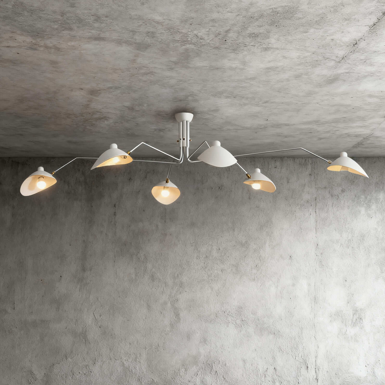 Multi Arm Ceiling Light Semi Flush Mount