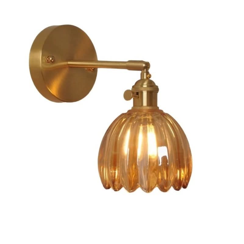 Tulip Glass Wall Sconce Light