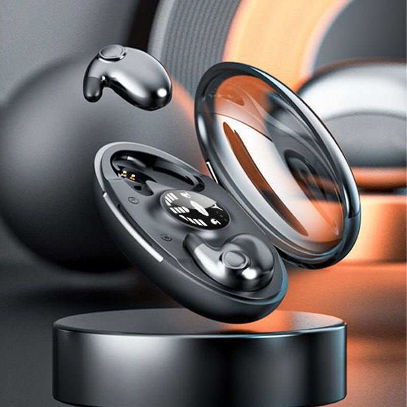 Wireless Earbuds for Sleeping, 1 cm and 0.08 oz Each | Flat Enough to Lie on Your Side | 24 Hours of Playtime, Bluetooth 5.3