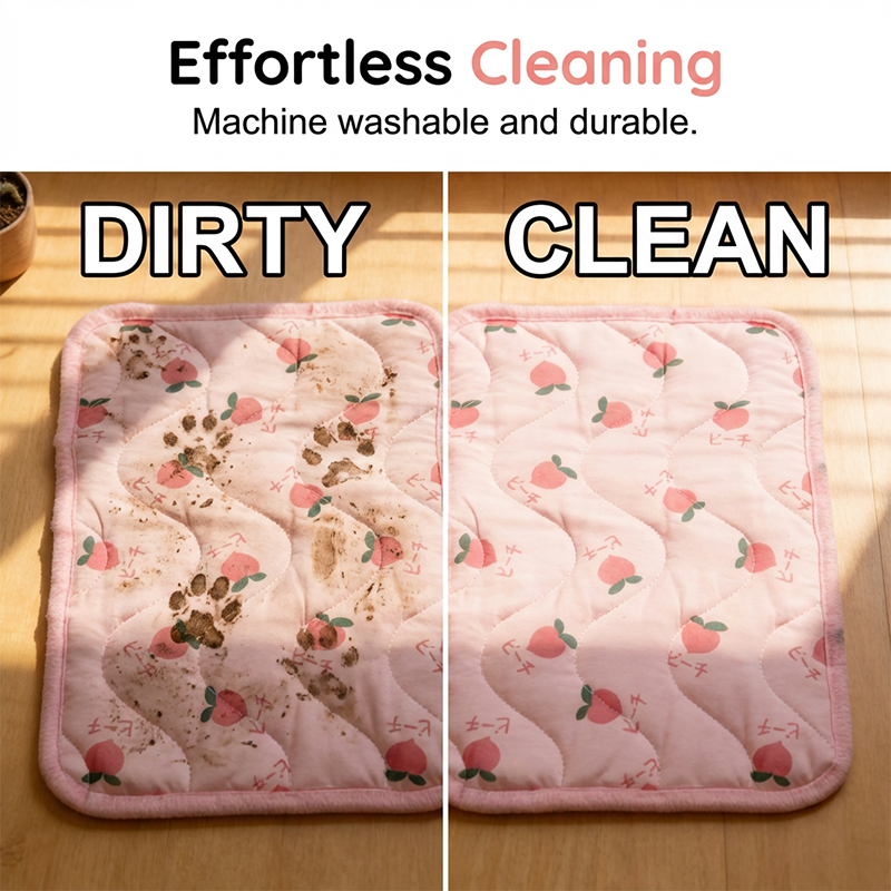 Dog Cooling Mat That Folds for Travel and Suits Cats Too | Quilted Polyester, Machine Washable | Six Sizes and Three Prints