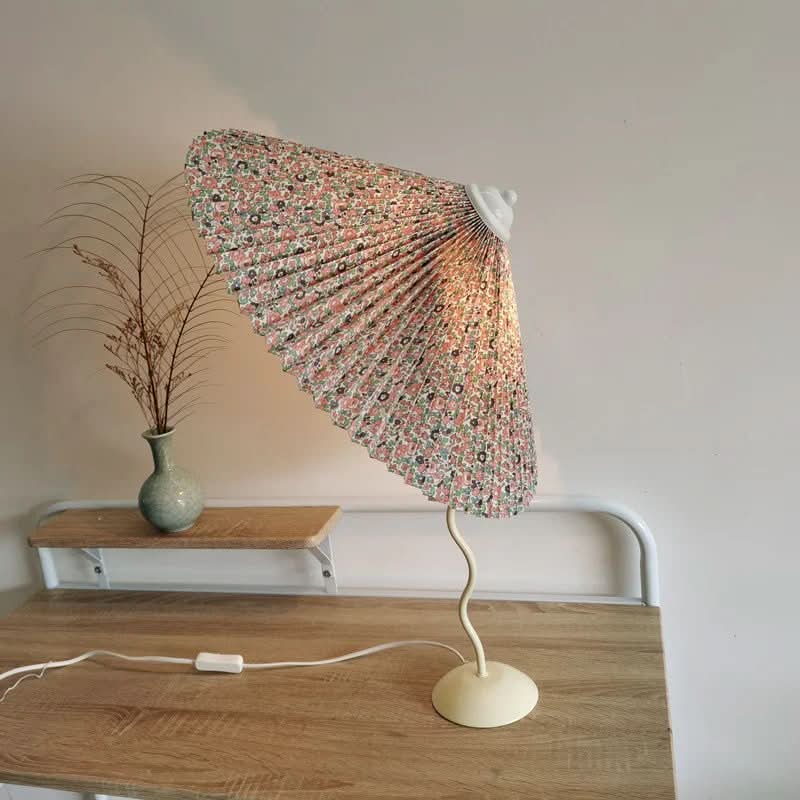 Chrome Table Lamp Twirl Design
