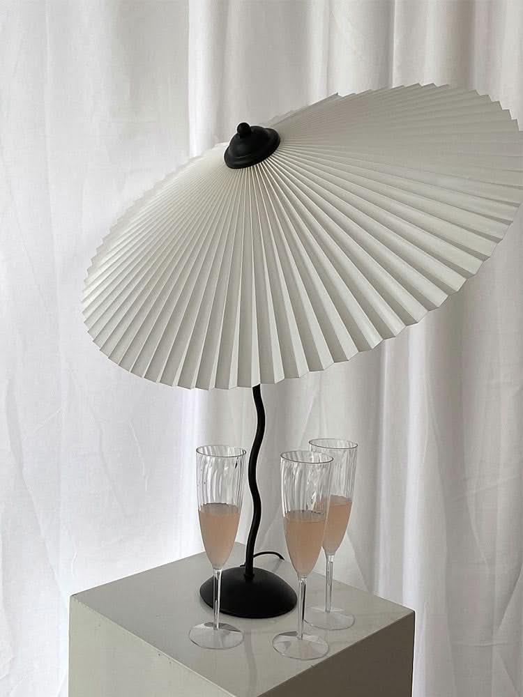 Chrome Table Lamp Twirl Design