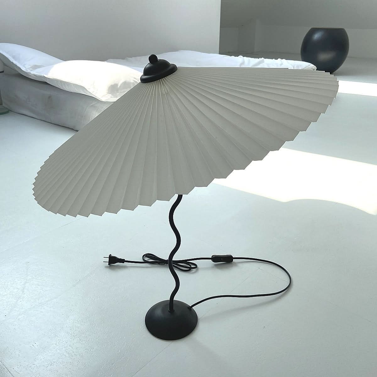 Chrome Table Lamp Twirl Design