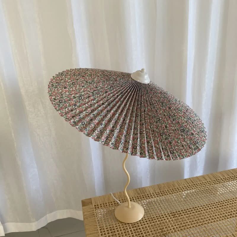 Chrome Table Lamp Twirl Design