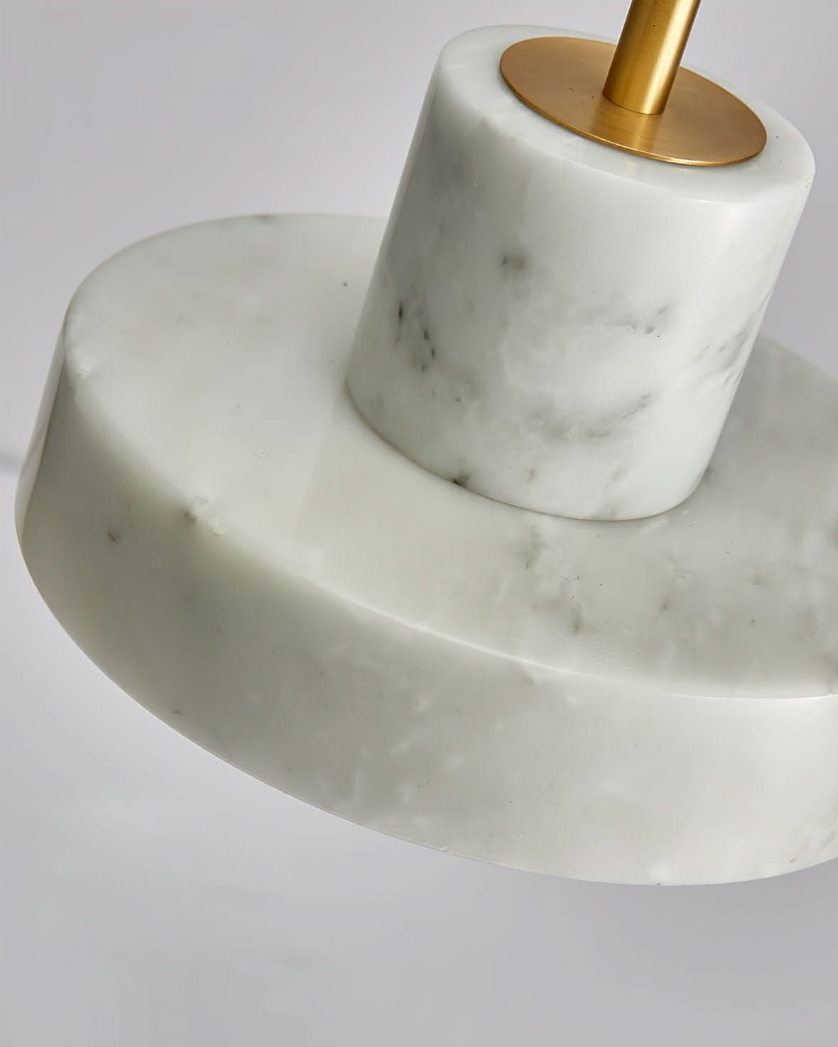 Marble Pendant Light Brass Finish