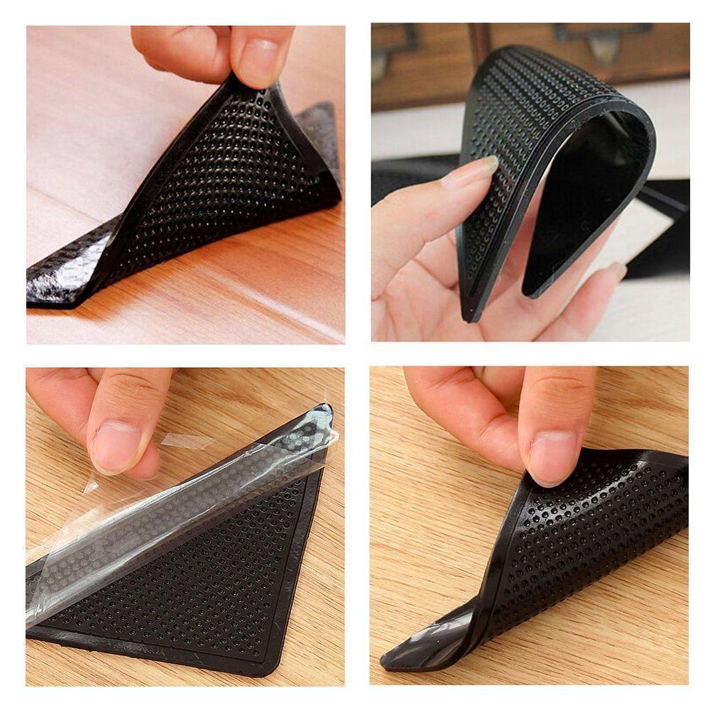 Black Rubber Rug Grippers