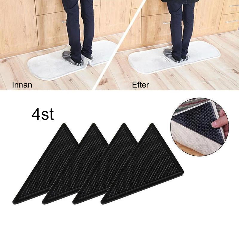 Black Rubber Rug Grippers