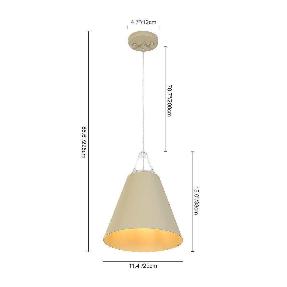 1 Light Conical Pendant Light
