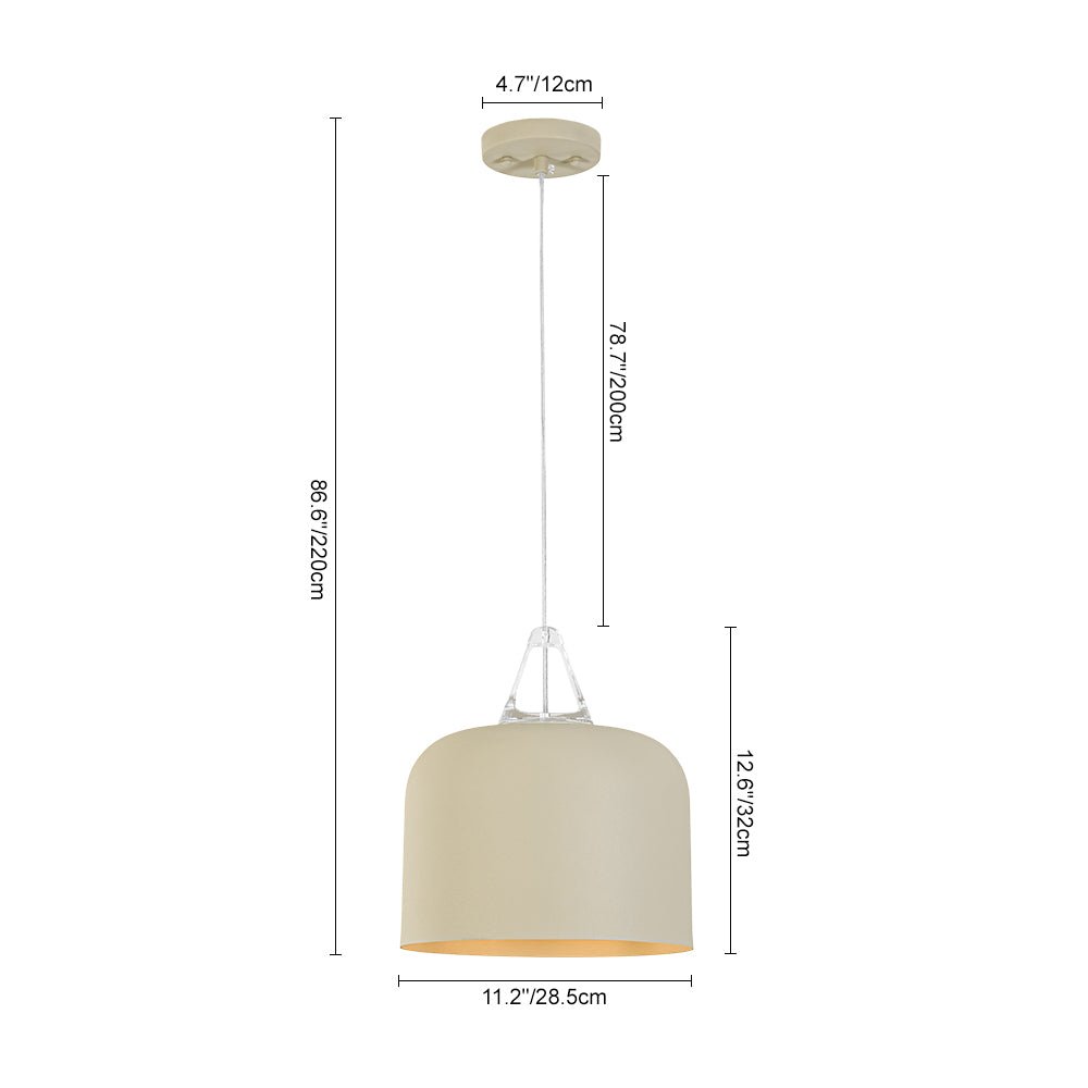 1 Light Drum Pendant Light