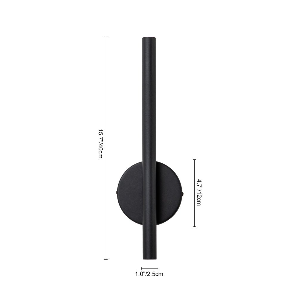 Black LED Armed Wall Sconce