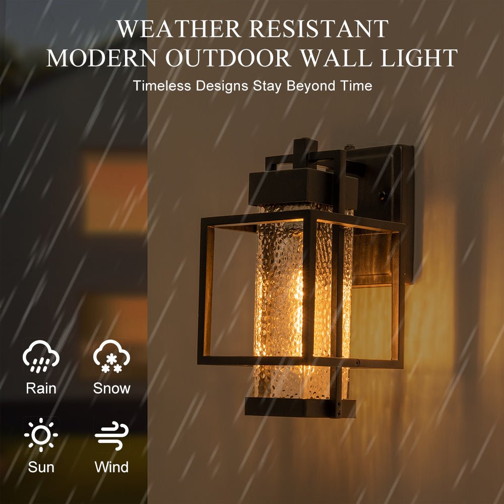 Hammer Cage Outdoor Wall Sconce