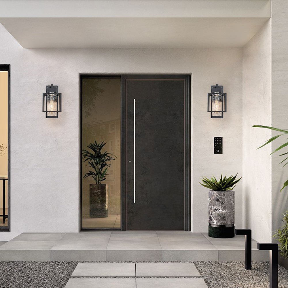 Hammer Cage Outdoor Wall Sconce