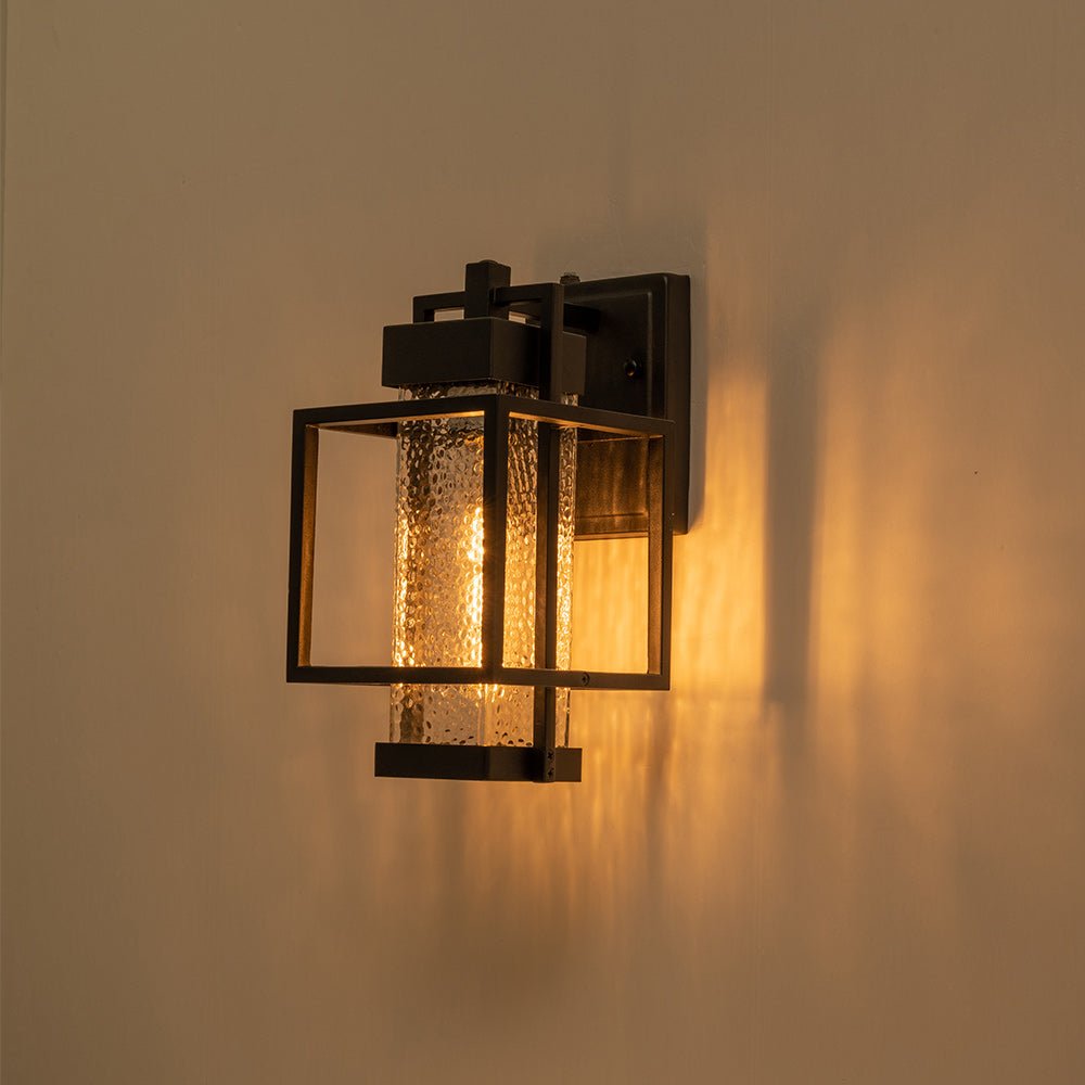 Hammer Cage Outdoor Wall Sconce