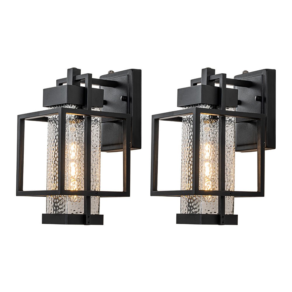 Hammer Cage Outdoor Wall Sconce
