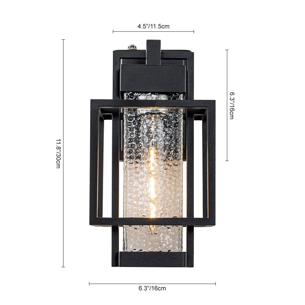 Hammer Cage Outdoor Wall Sconce