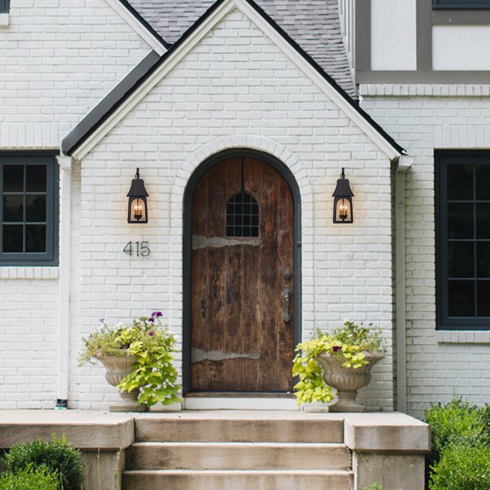 Matte Black Outdoor Wall Sconce