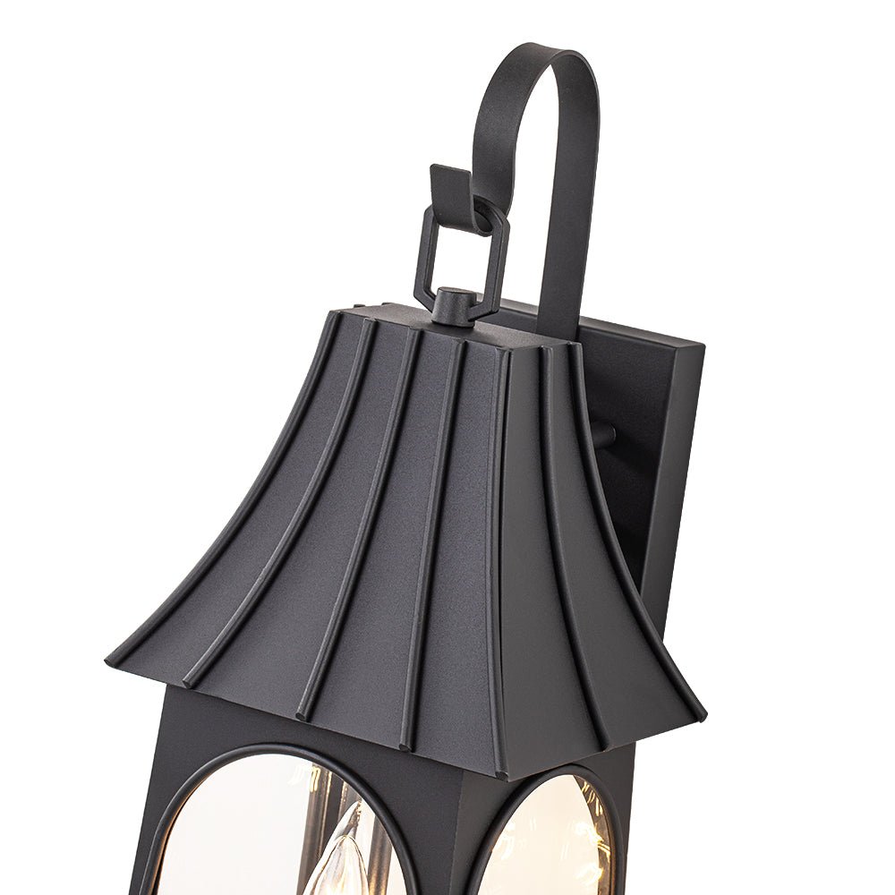 Matte Black Outdoor Wall Sconce