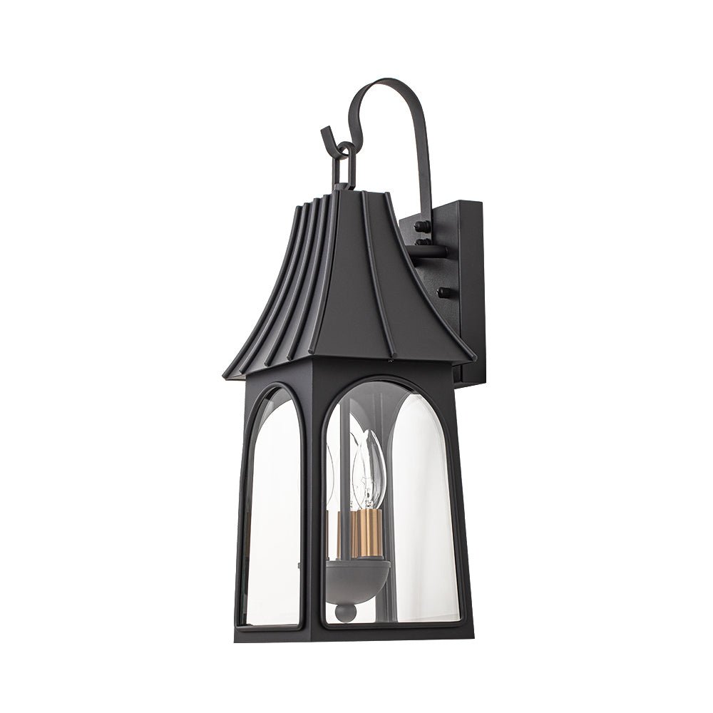 Matte Black Outdoor Wall Sconce
