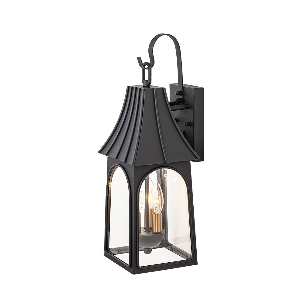Matte Black Outdoor Wall Sconce