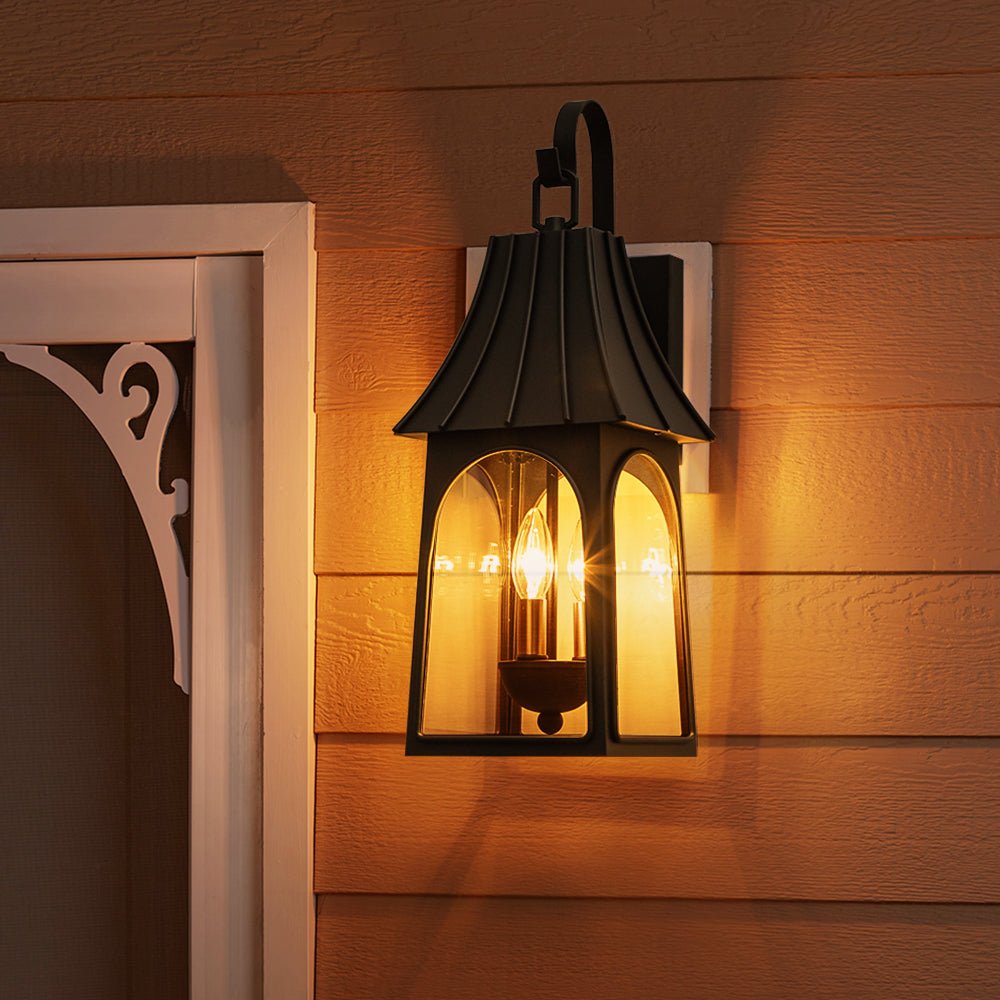 Matte Black Outdoor Wall Sconce