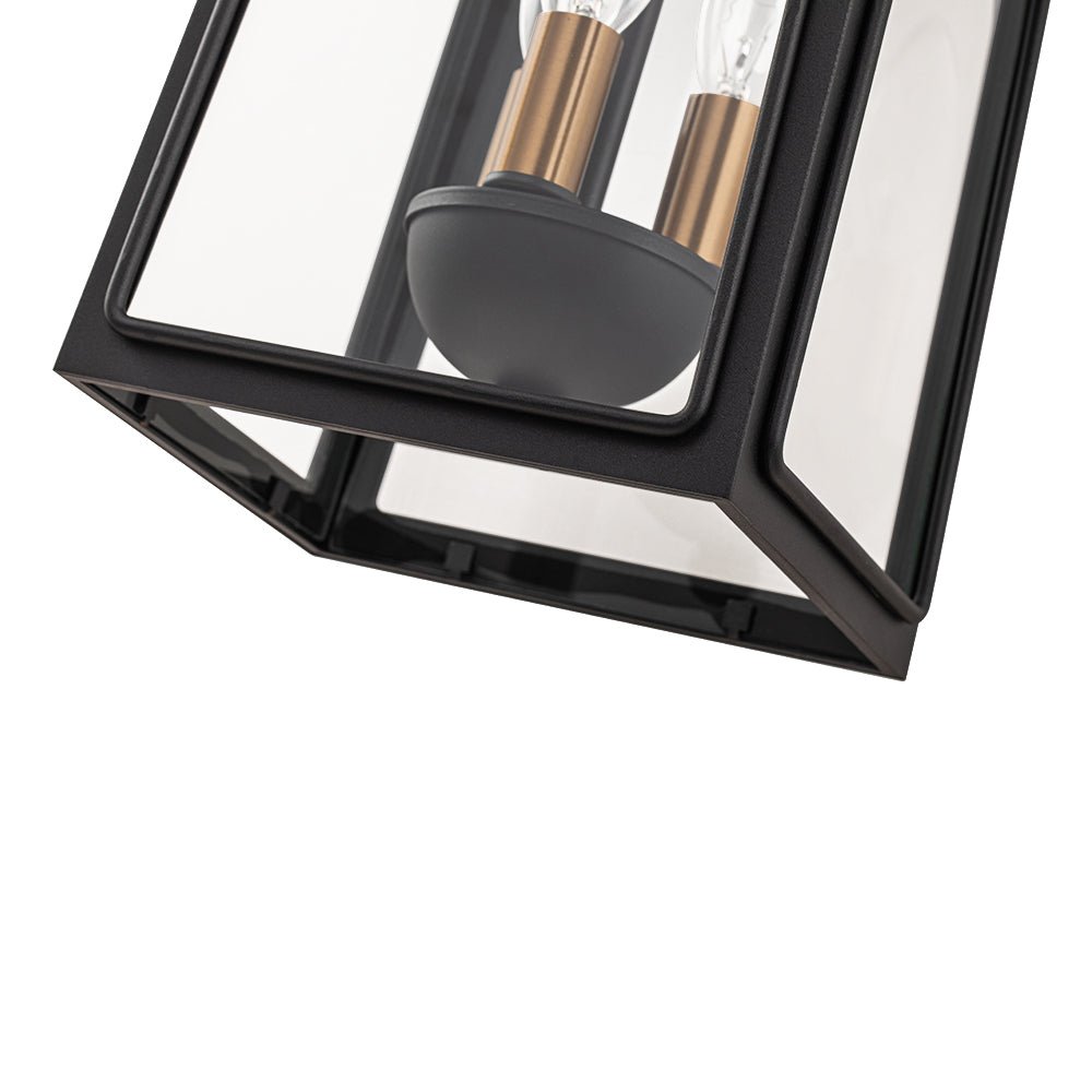 Matte Black Outdoor Wall Sconce