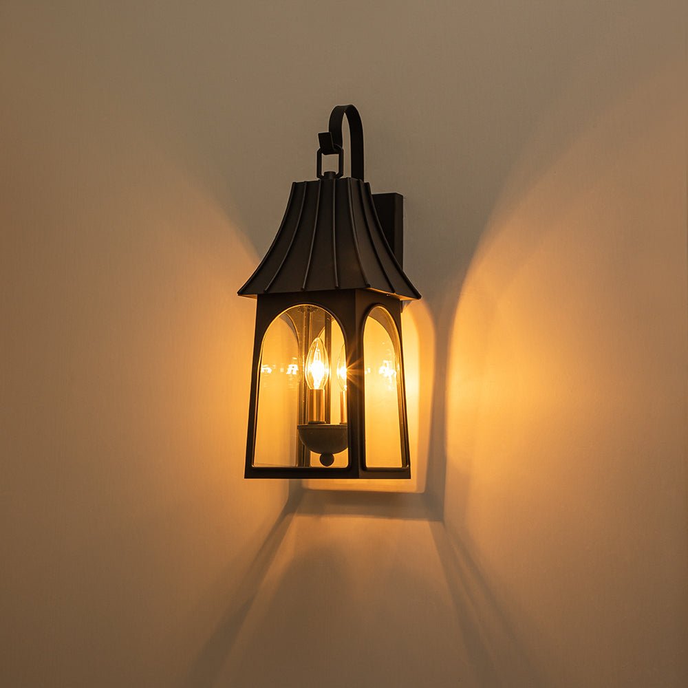 Matte Black Outdoor Wall Sconce