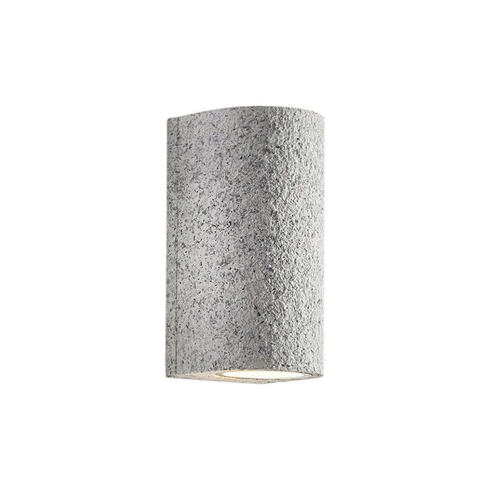 LED Cylinder Stone Wall Sconce