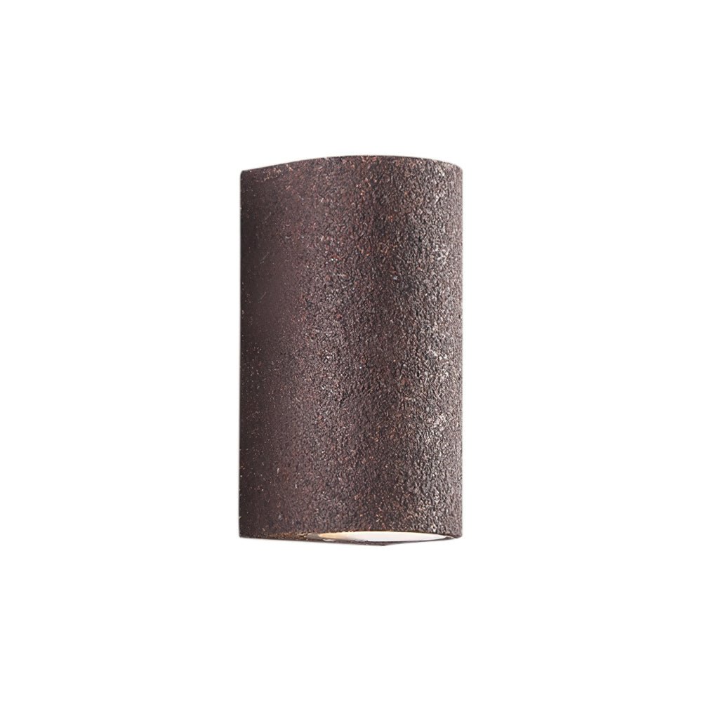 LED Cylinder Stone Wall Sconce
